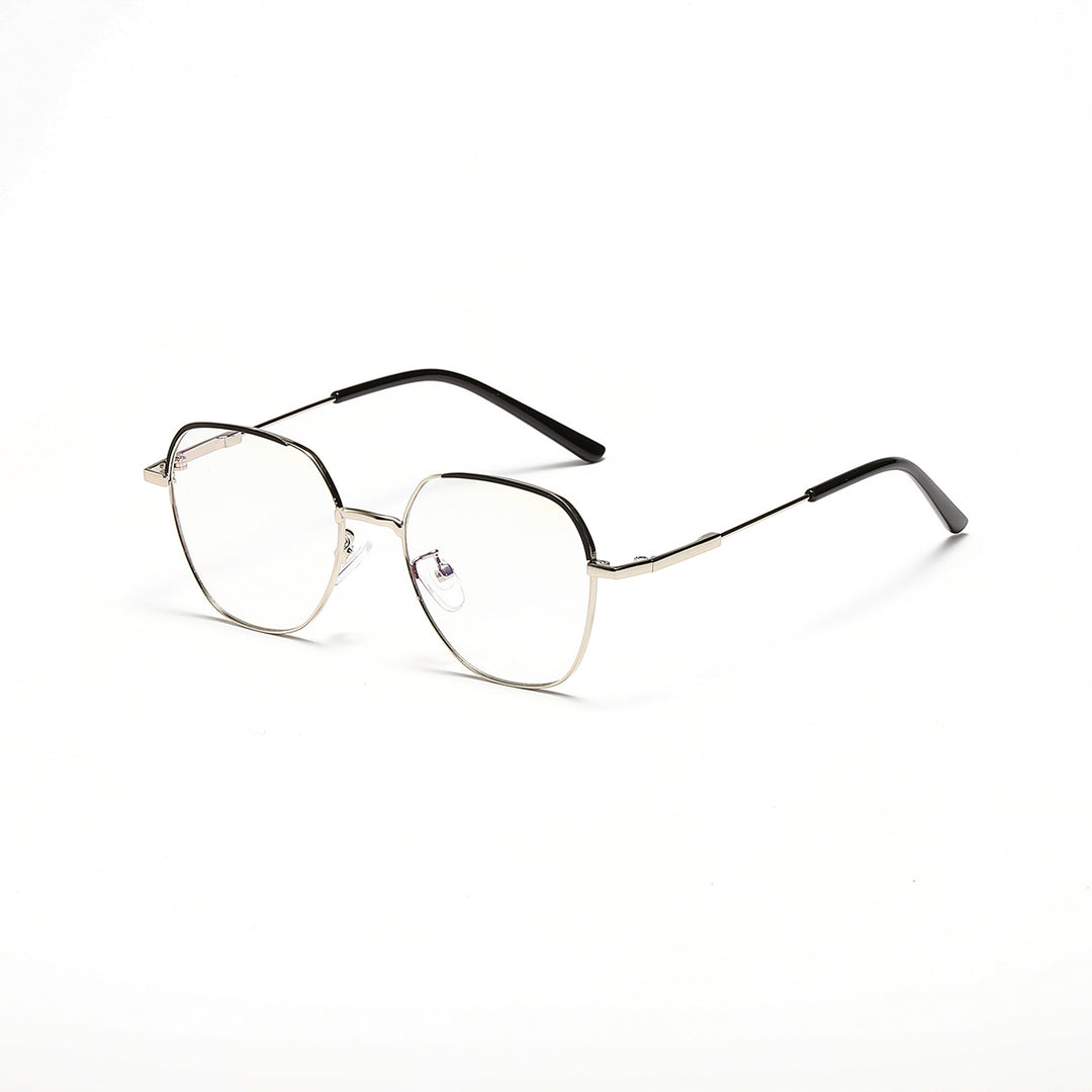Women’s fashionable sunglasses with slim metal frame and blue lenses Bowlift