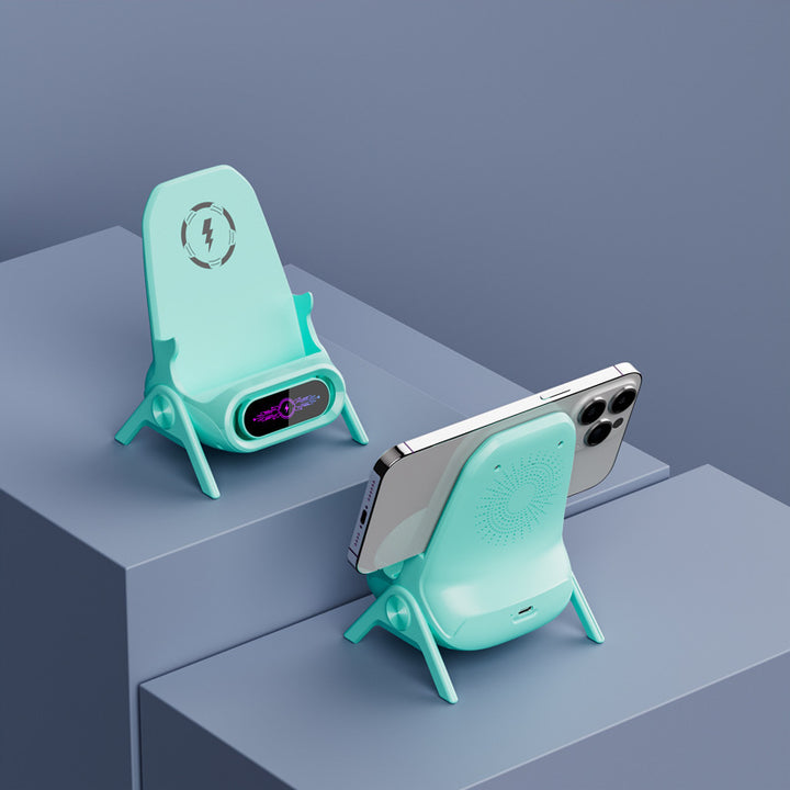 Qi Wireless Charger with Built-in Display Bowlift