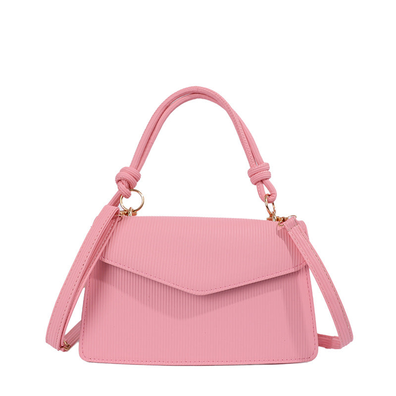 WoRibbed Texture Structured Handbag Bowlift