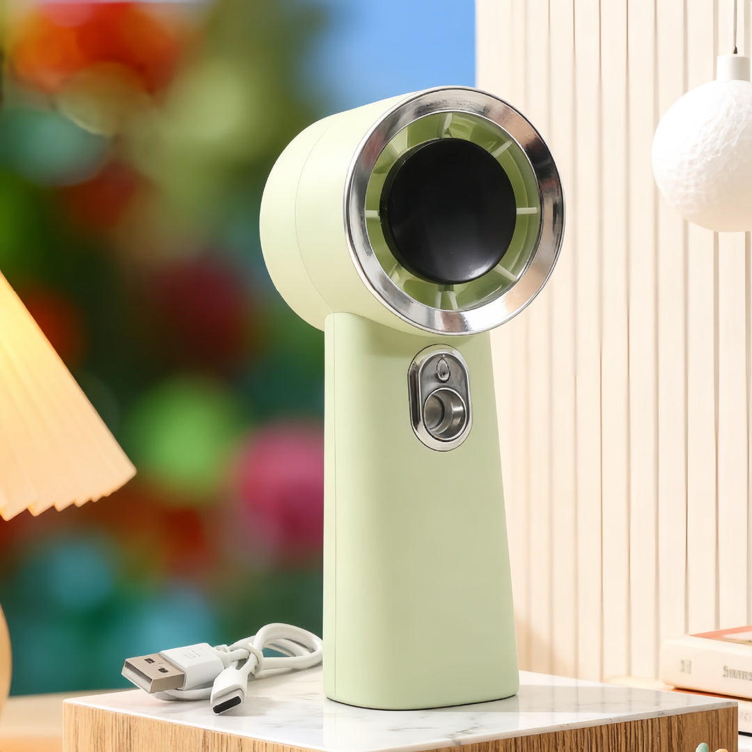 Women's Portable Handheld Fan with Spray Function Bowlift 1781628652