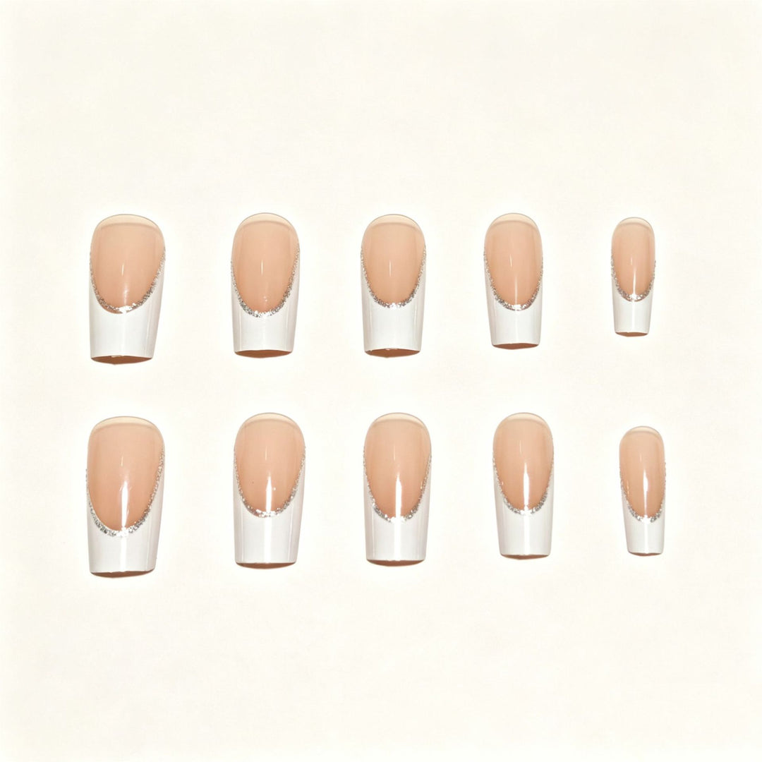 French Tip Gel Nail Art Extensions Bowlift