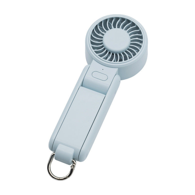 Ladies portable mini hand fan with keychain Bowlift