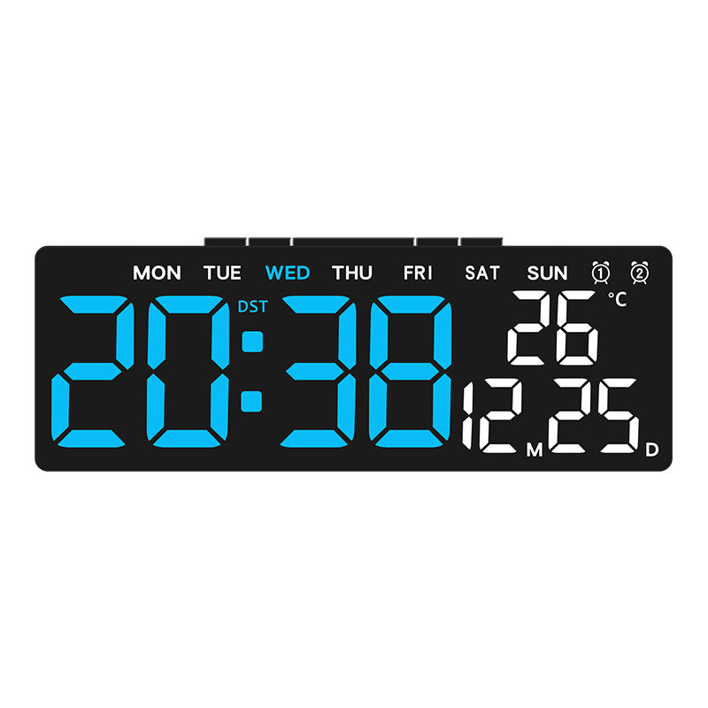 Digital multifunction alarm clock with large display Bowlift