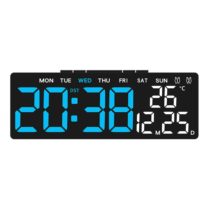 Digital multifunction alarm clock with large display Bowlift