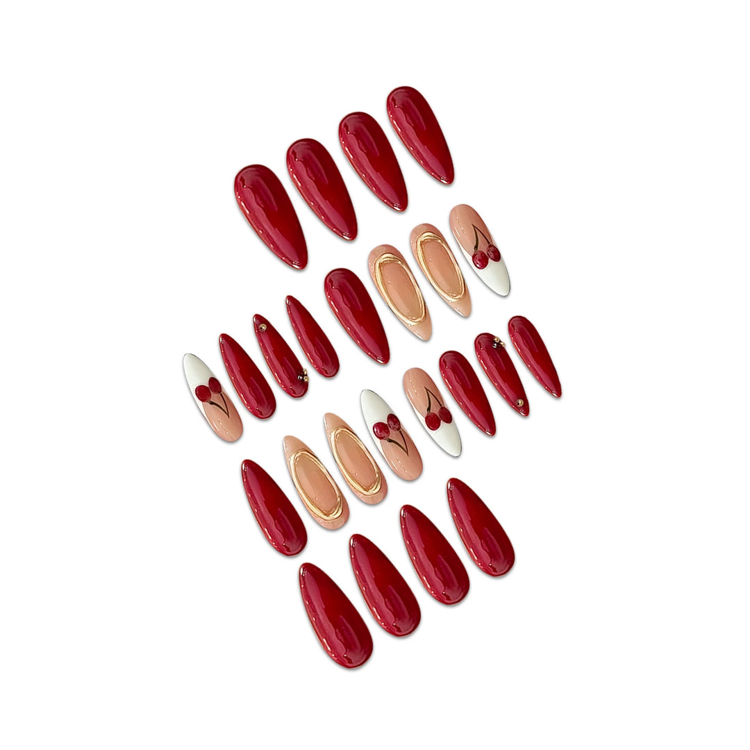 Chic Almond-Shaped Nail Extensions Bowlift