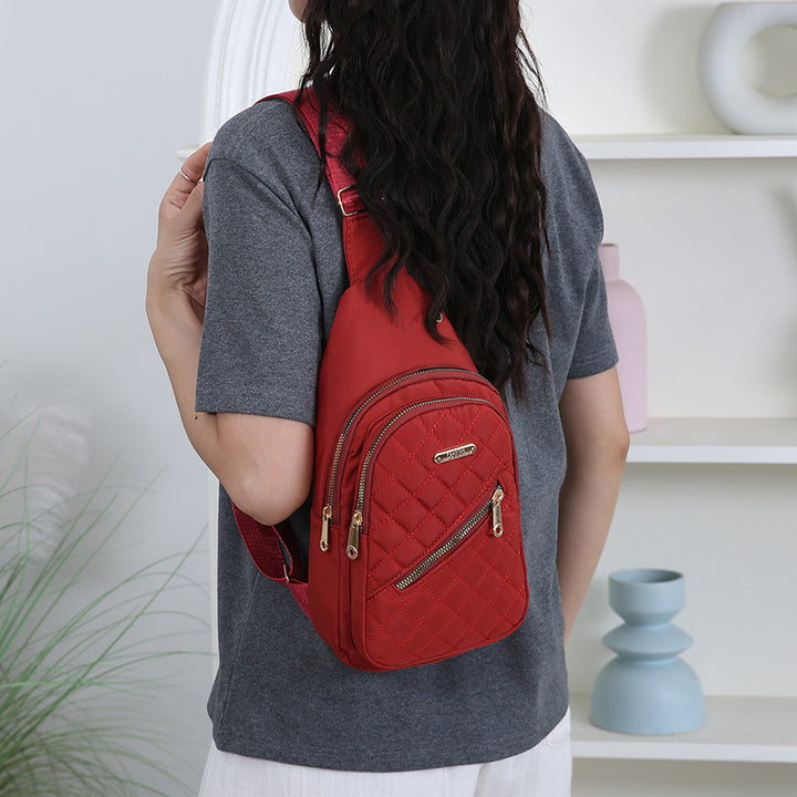 Quilted Sling Backpack Bowlift