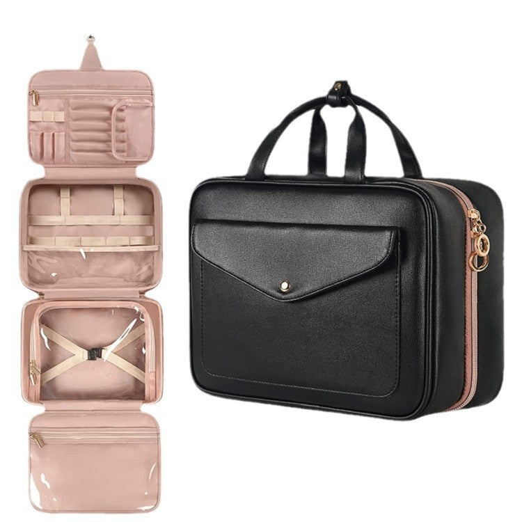 Cosmetic Organizer Bag with Improved Functionality Bowlift