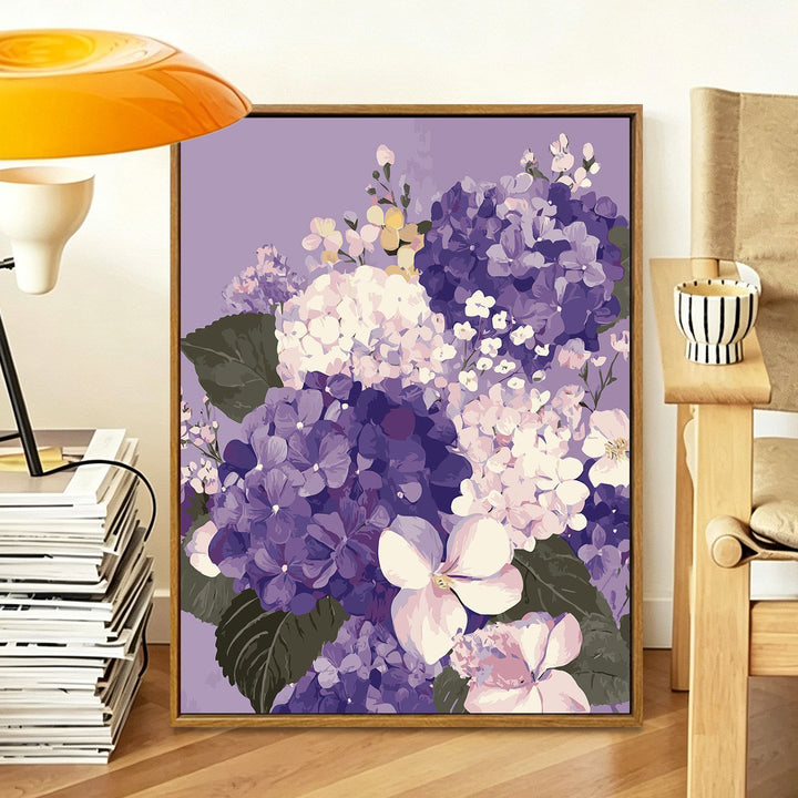 Floral Art Canvas Print Bowlift