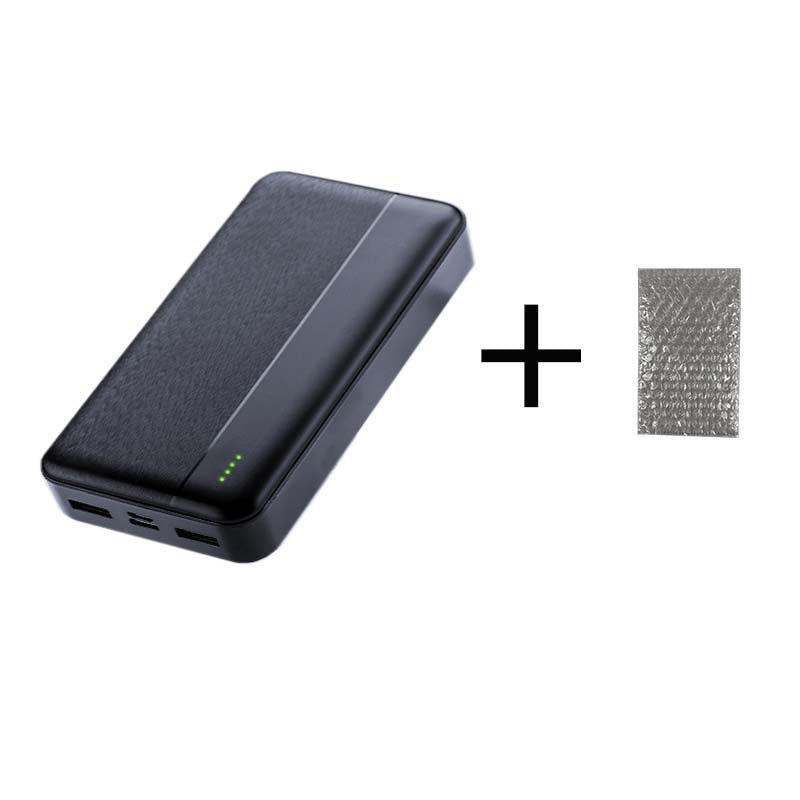 Portable power bank with high-quality surface texture and fast charging function Bowlift