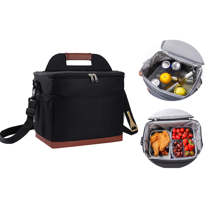 Women insulated picnic cooler bag with multiple compartments Bowlift