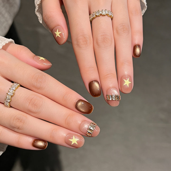 Starry-Themed Nail Art Set Bowlift