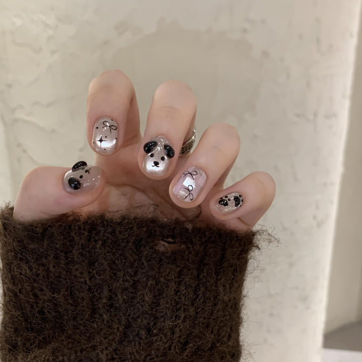 Creative Art Nails In Panda Design Bowlift