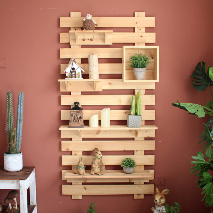 Wall shelf made of high-quality wood Bowlift