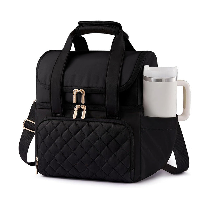 Elegant cooler bag with practical drink holder Bowlift