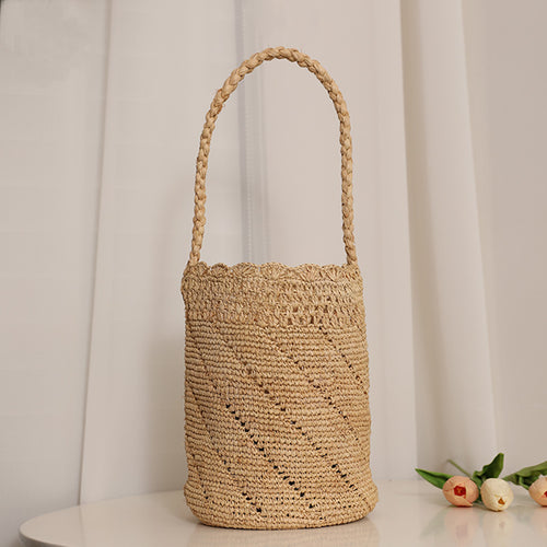 Handmade Woven Basket Bag Bowlift