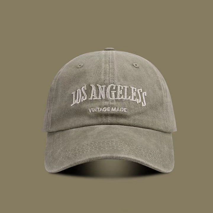 Men's Vintage-Inspired Distressed Baseball Cap Bowlift