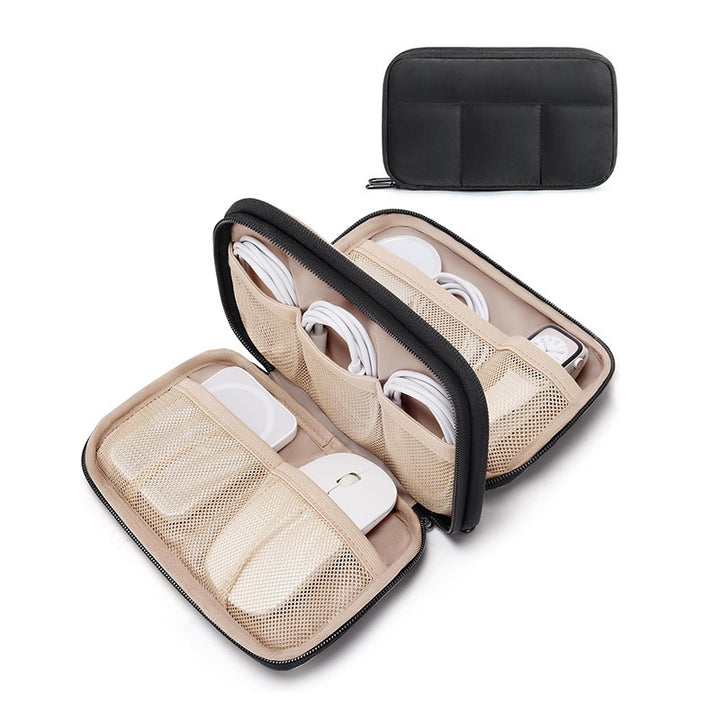 Multifunctional Electronics Organizer Bag Bowlift