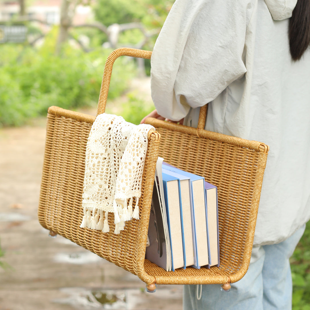 Unisex Handmade Newspaper and Magazine Stand Bowlift