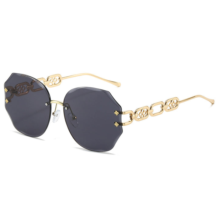 Elegant Oversized Octagonal Sunglasses Bowlift