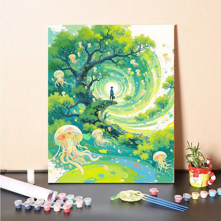 Creative Paint-by-Numbers Art Kit Bowlift