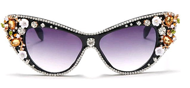 Women's designer sunglasses with sparkling crystal embellishments Bowlift