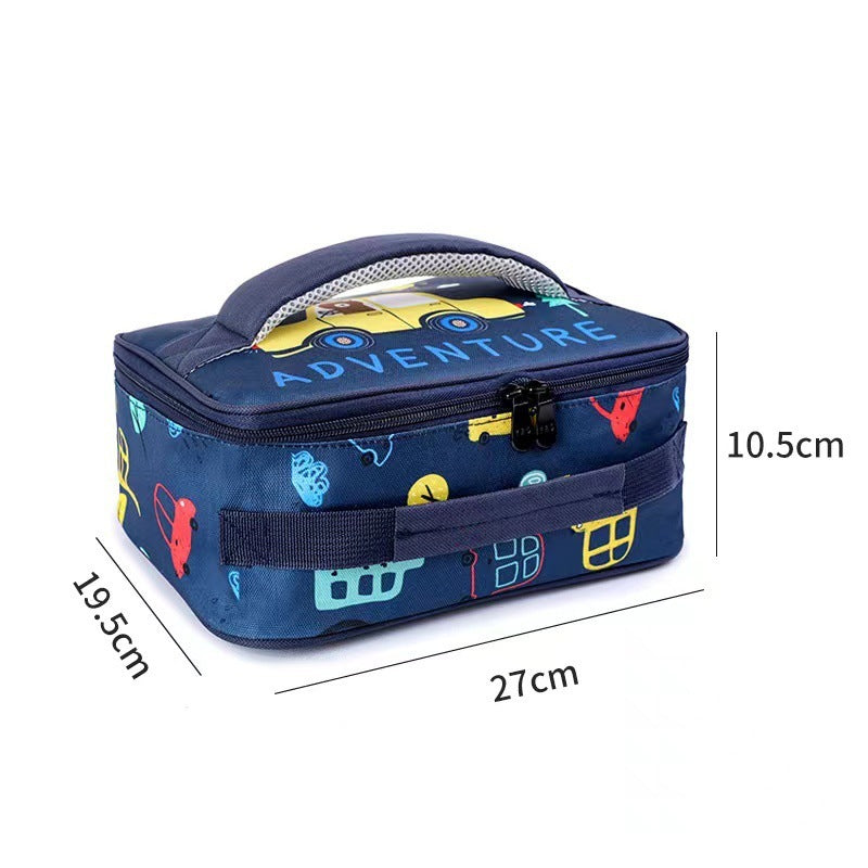 Cartoon-Themed Insulated Lunch Bag Bowlift