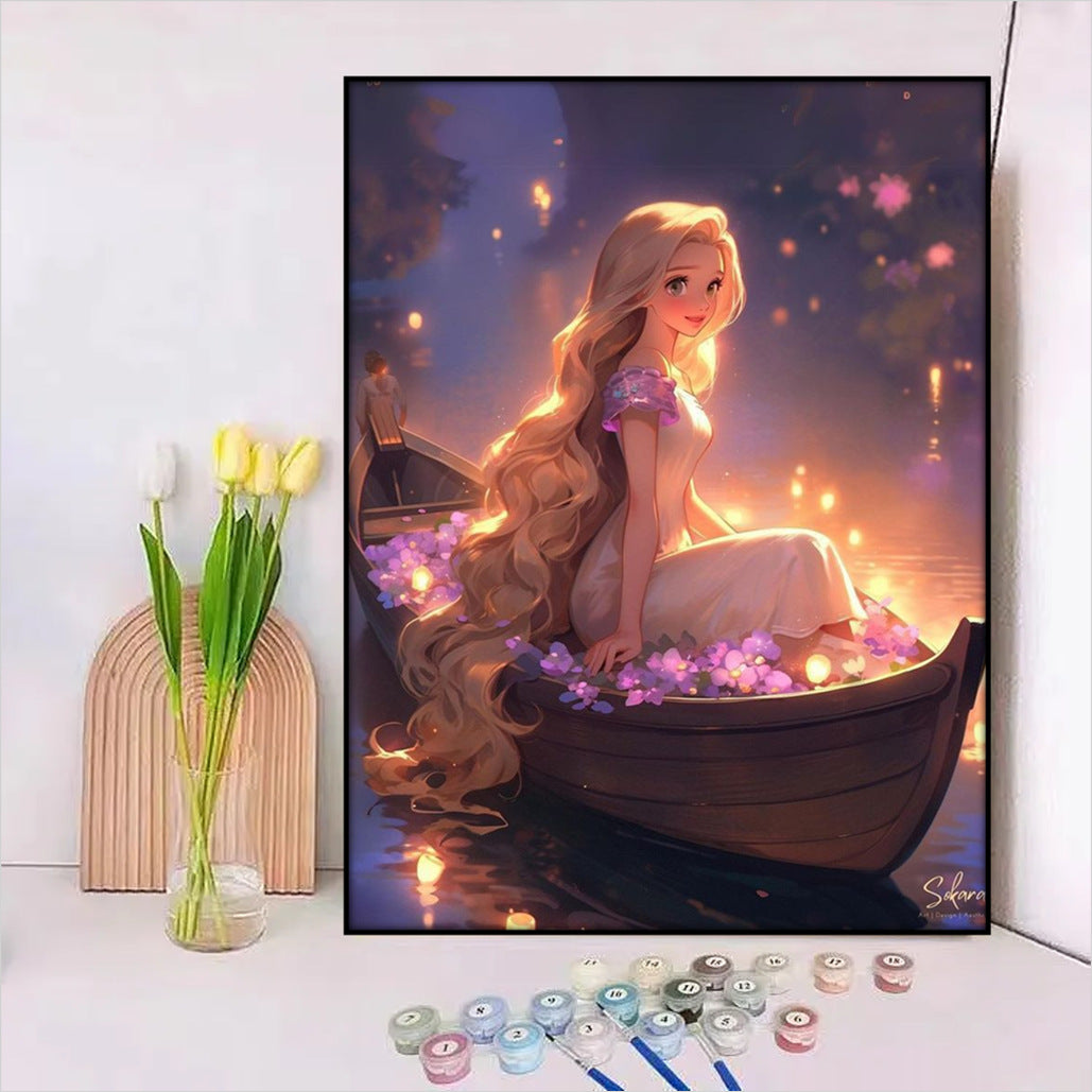 Disney-Inspired DIY Paint by Numbers Canvas Kit Bowlift