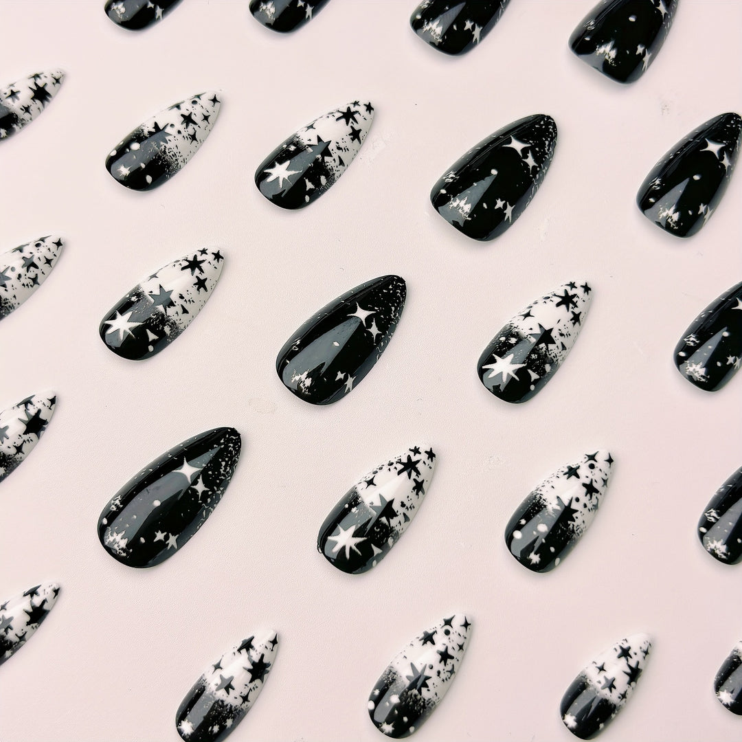 Starry Night Art Nail Wraps Bowlift