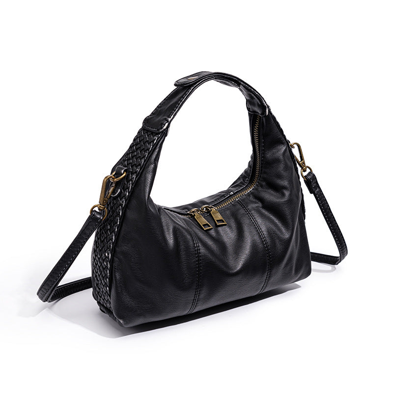 Stylish Leather Crossbody Bag Bowlift
