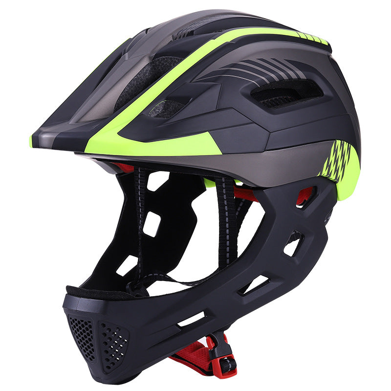 Full-Face Mountain Biking Helmet Bowlift