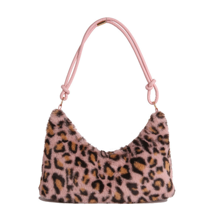 Chic Faux Fur Crossbody Bag Bowlift