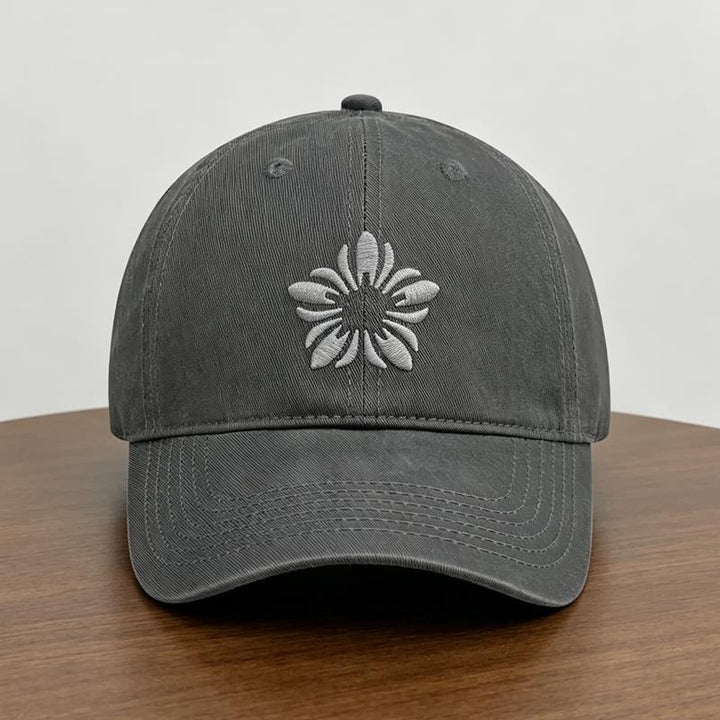 Women's Embroidered Cotton Adjustable Cap Bowlift
