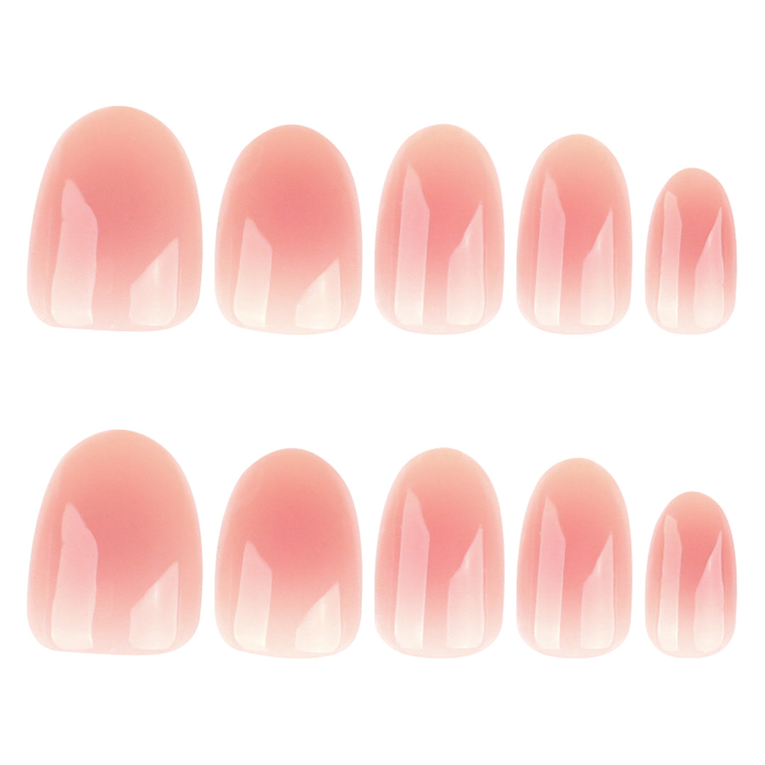Artistic gel nails with elegant high-gloss finish Bowlift