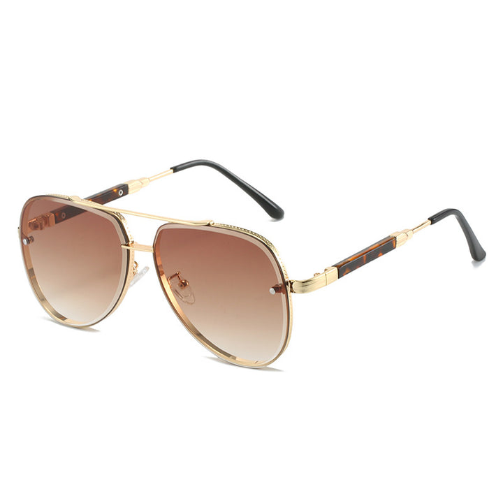 Fashion-Forward Oversized Aviator Sunglasses Bowlift