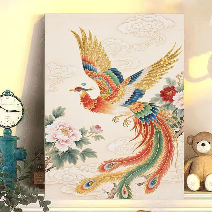 Mythical Phoenix Canvas Art Bowlift