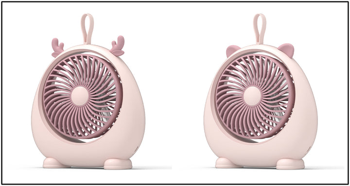 Ladies innovative mini fan in animal motif Bowlift