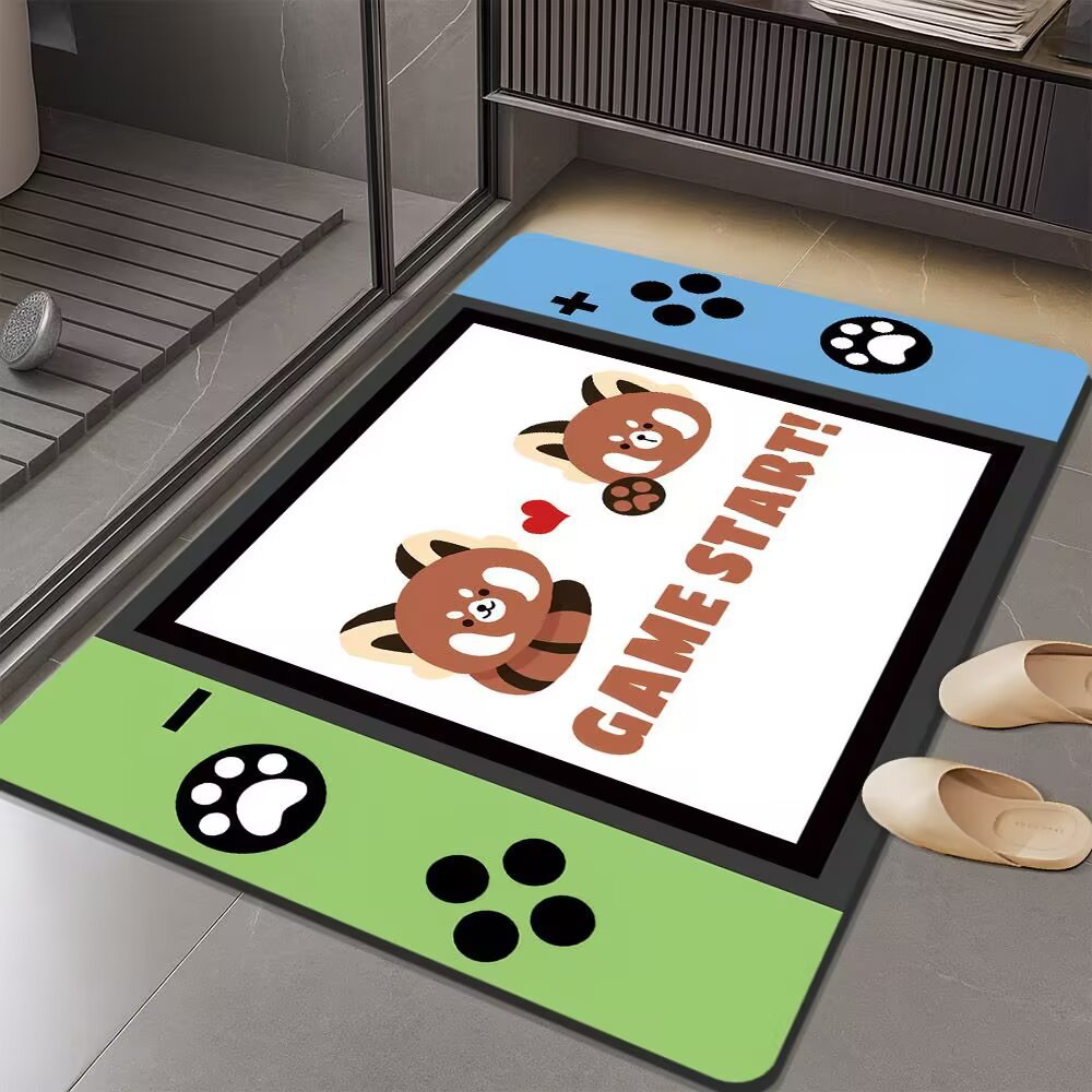 Gaming-Themed Bath Mat Bowlift