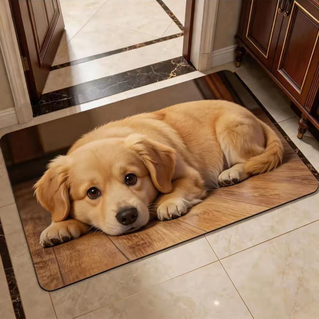 Dog Theme Decorative Mat
