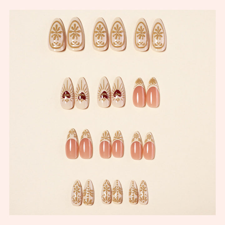 Premium Artisanal Press-On Nail Collection Bowlift