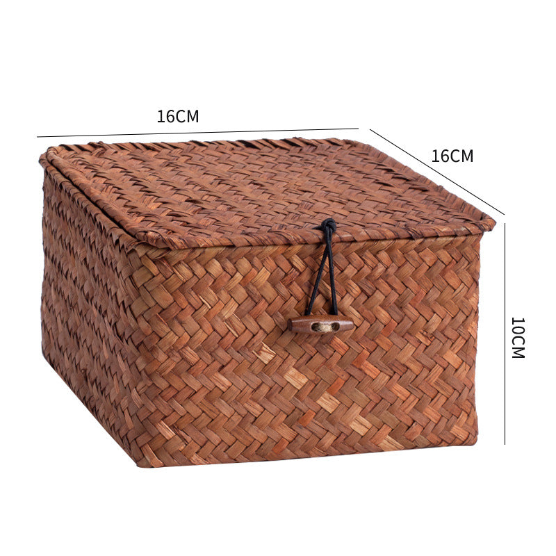 Handmade Woven Storage Cube Bowlift