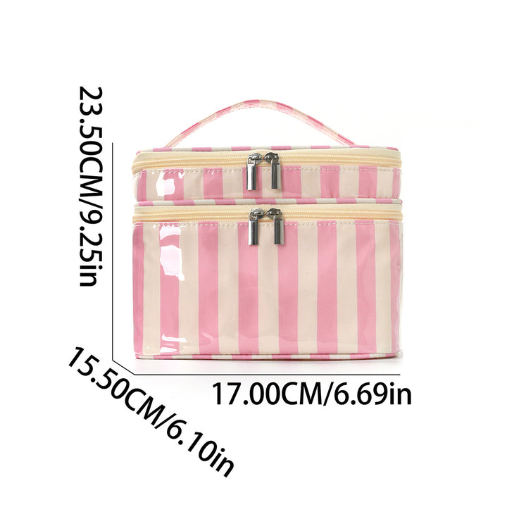 Cosmetic Organizer with Double Compartment System Bowlift