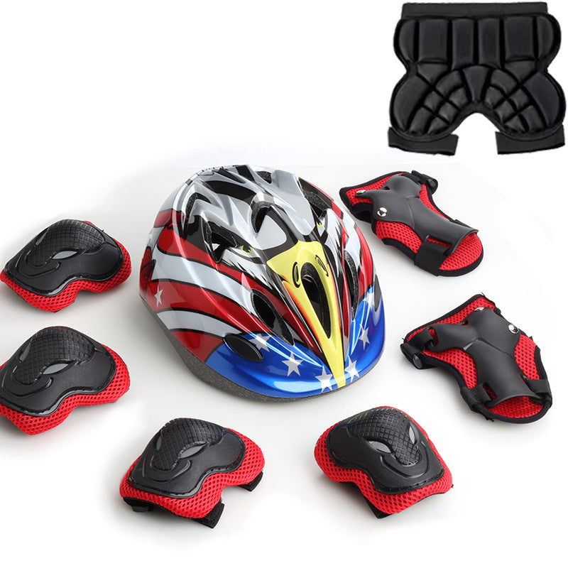 Children's Multi-Protection Sports Safety Gear Set Bowlift