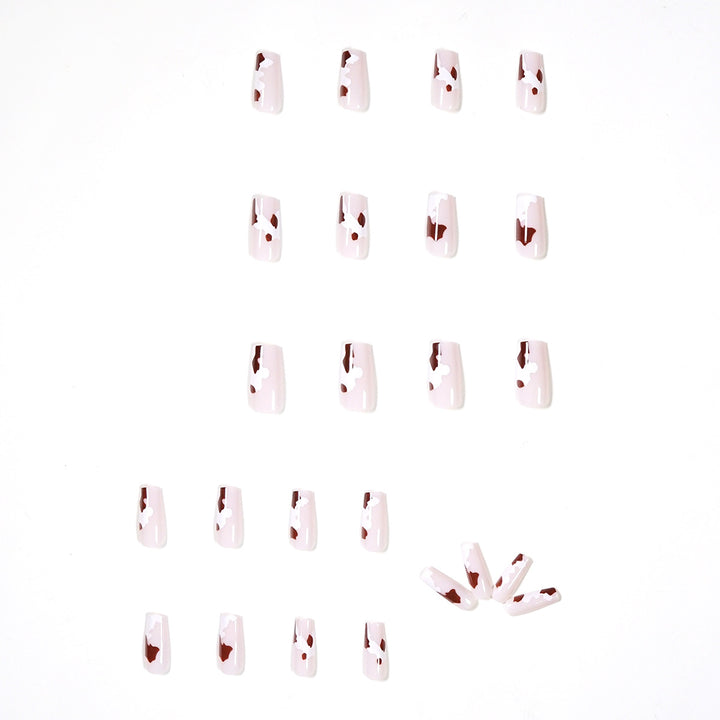 Artistic acrylic nails with elegant gradient and creative designs Bowlift