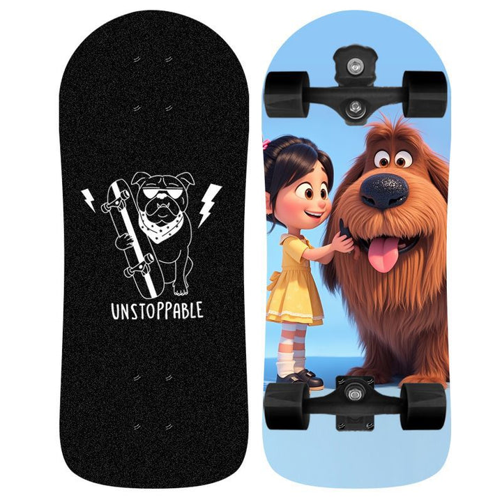 Unicorn-Themed Graphic Skateboard Bowlift