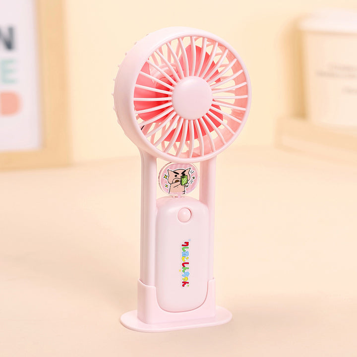 Women's Portable Animal Mini V Fan Bowlift
