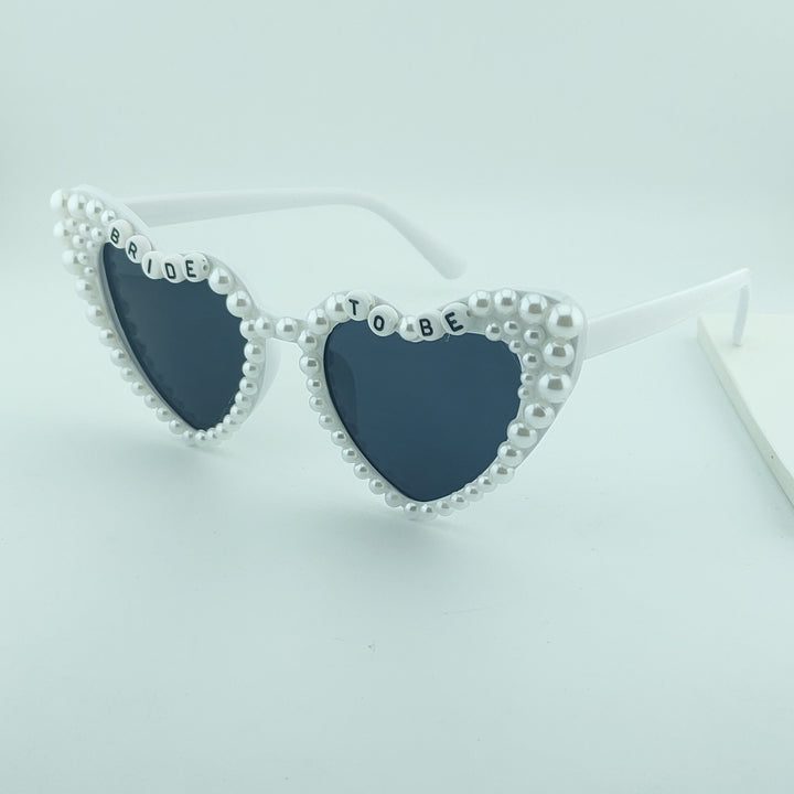 Heart-Shaped Bridal Sunglasses Bowlift