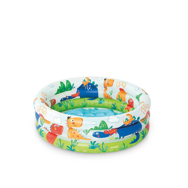 Women's Inflatable Paddling Pool with Colorful Dino Motifs Bowlift