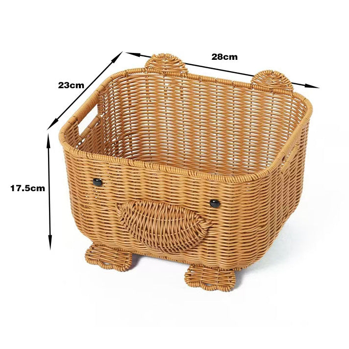 Women's Playful Storage Basket with Ears Bowlift