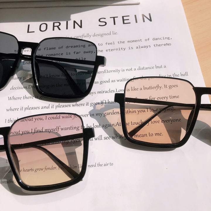 Oversized Geometric Frame Sunglasses Bowlift