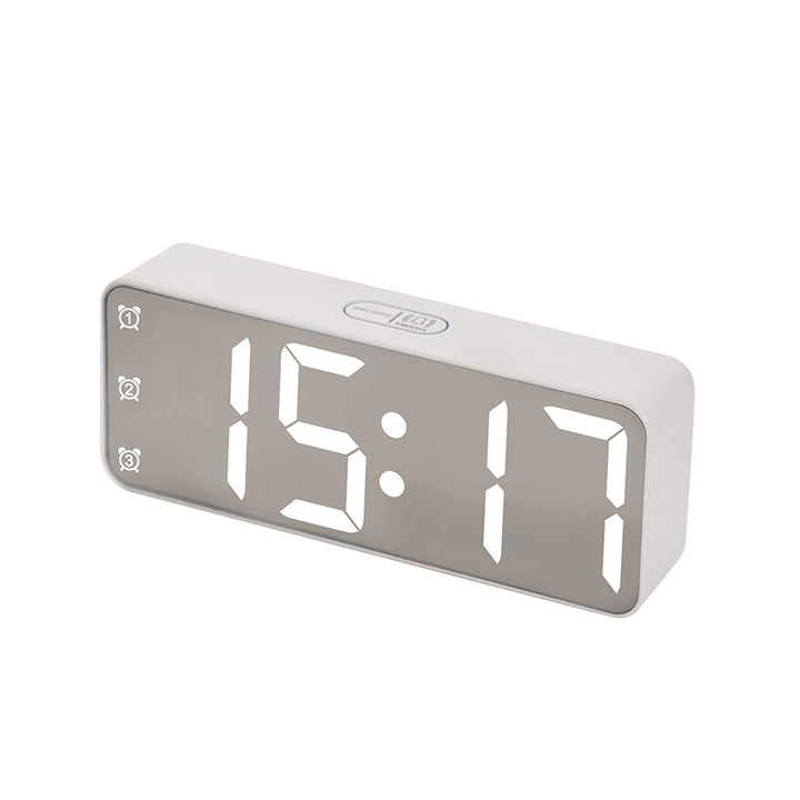 Digital Clock with Large LED Display and Multifunctional Settings Bowlift